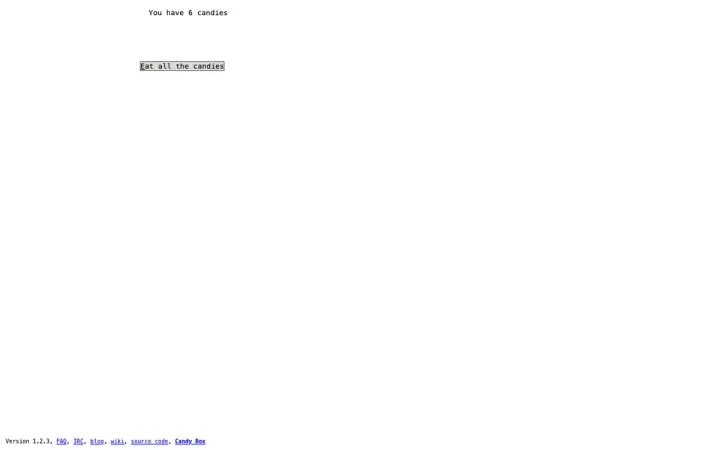 Candy Box 2 as it appears in the browser