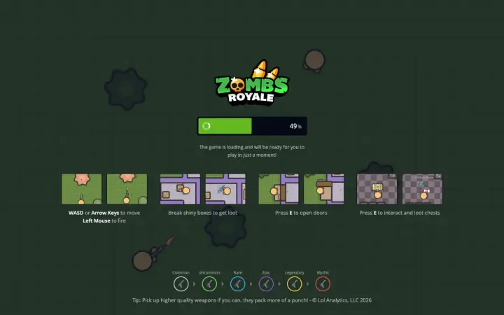 Zombs Royale as it appears in the browser