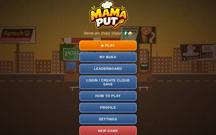 MamaPut as it appears in the browser