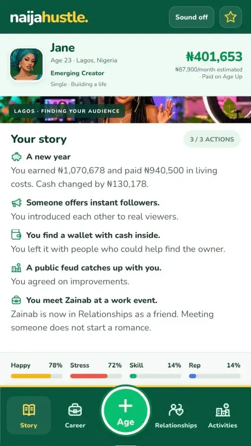 Naija Hustle — Your story, picture 3 as it appears in the browser