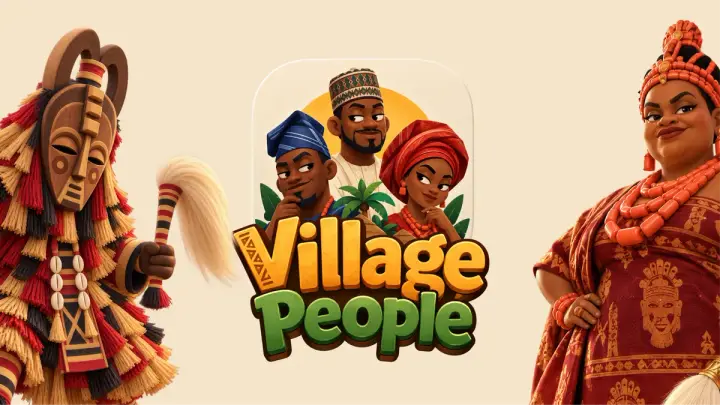 Village People as it appears in the browser