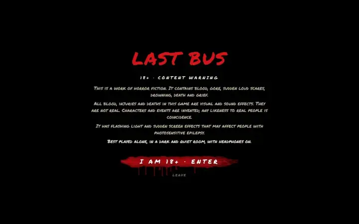 Last bus as it appears in the browser