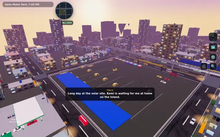 One Chance – free Lagos life game on your phone as it appears in the browser