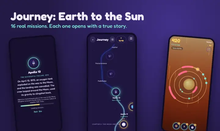 Orbit Hop, picture 3 as it appears in the browser