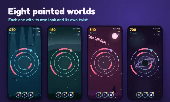 Orbit Hop, picture 2 as it appears in the browser