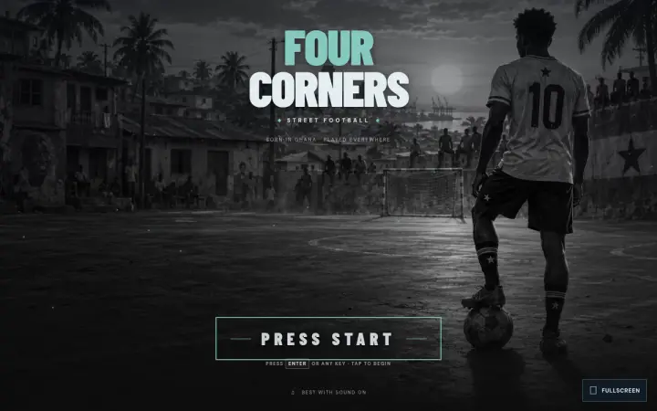 Four Corners as it appears in the browser